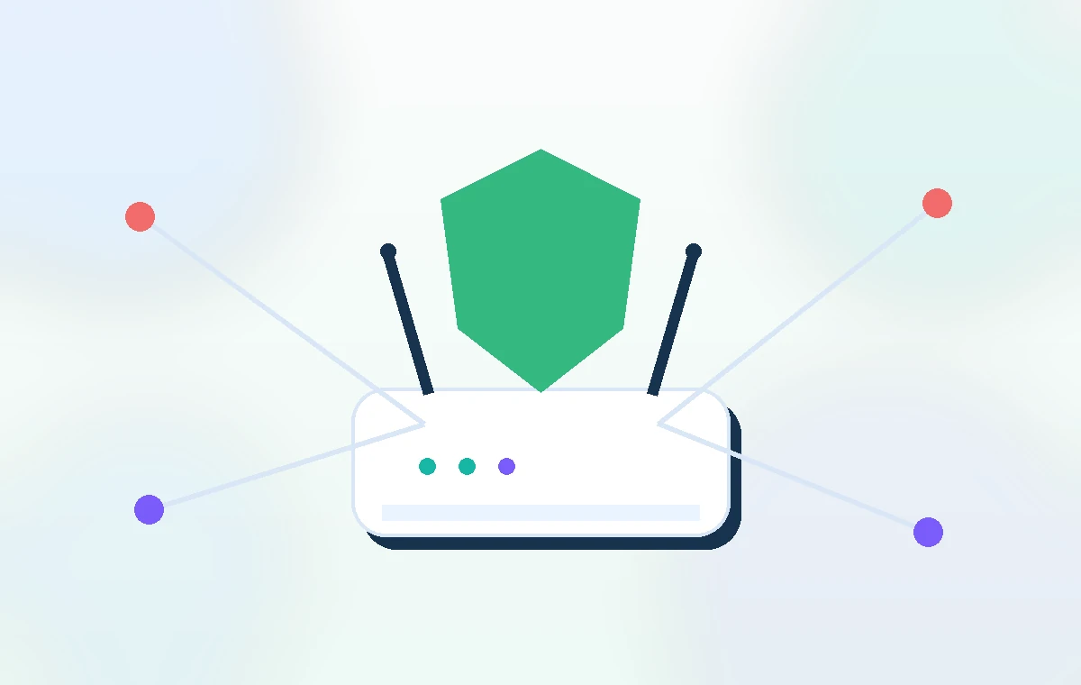 Filtering themed router firmware illustration