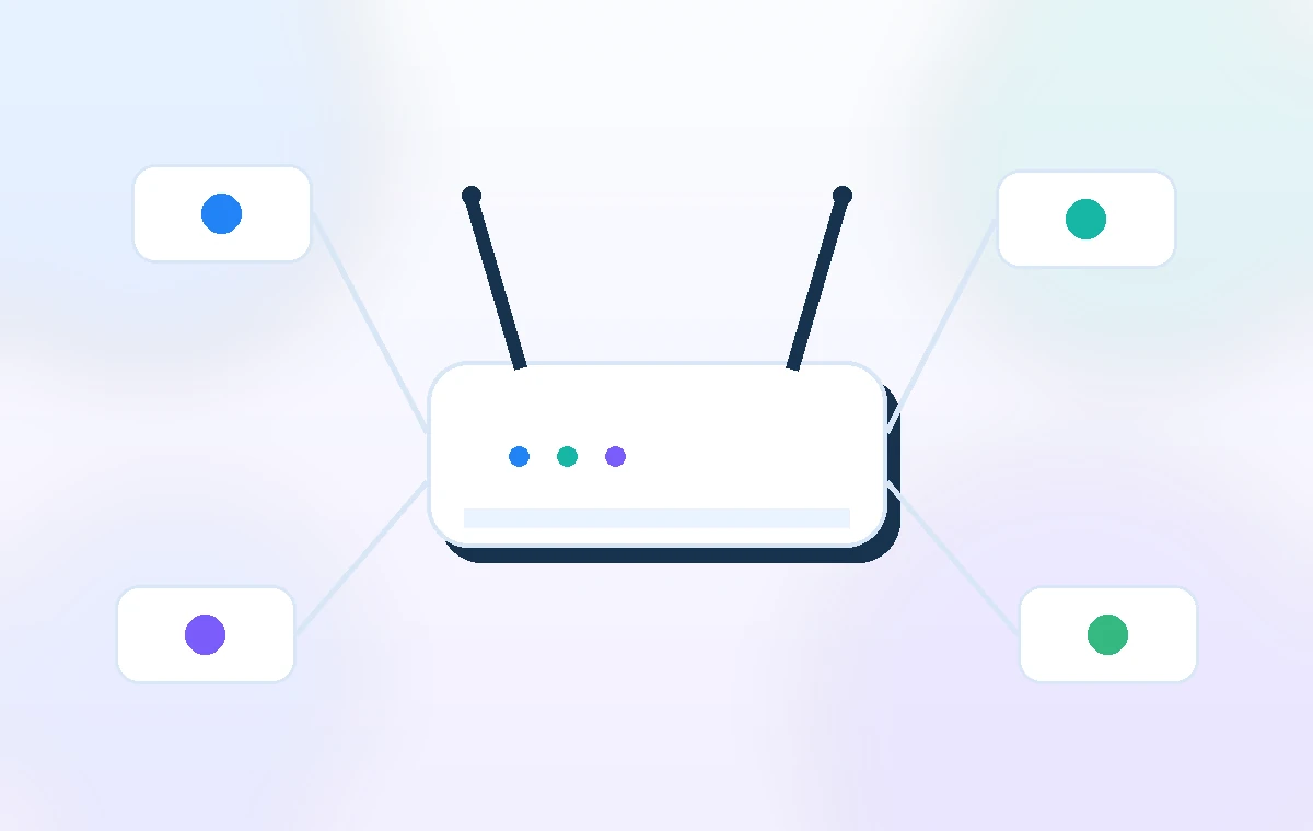 Asus Merlin features router illustration