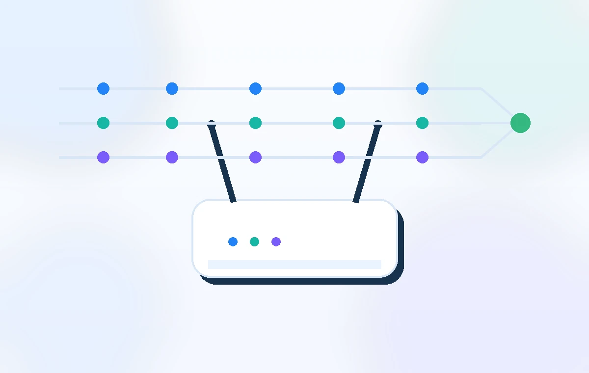Performance themed router firmware illustration